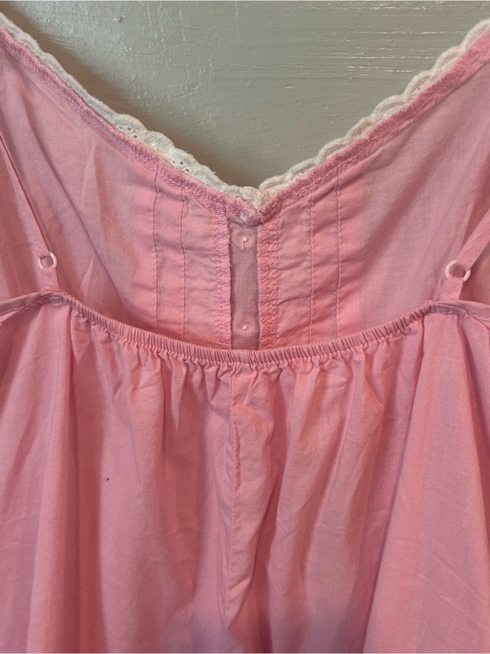 Vintage Aeropostale Pink baby Doll Lace-Trim Sleep Chemise - Picture 7 of 14